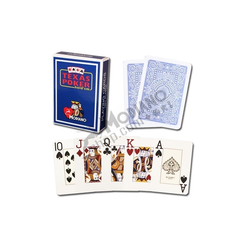 Modiano Carte Da Poker 4 Jumbo Index – Nero, Plastica 330 Micron
