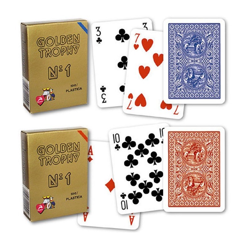 Carte Modiano Poker Golden Trophy 4 Standard Index