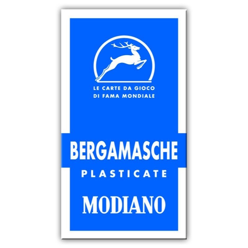 Modiano Cartes à Jouer Régionales Bergamasche Du 150ème