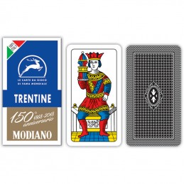 Carte Napoletane Rosso 150 Anniversario Modiano