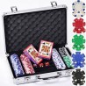 Set in carrying Case 200 chips 11.5 g in 5 colors, mod. Says