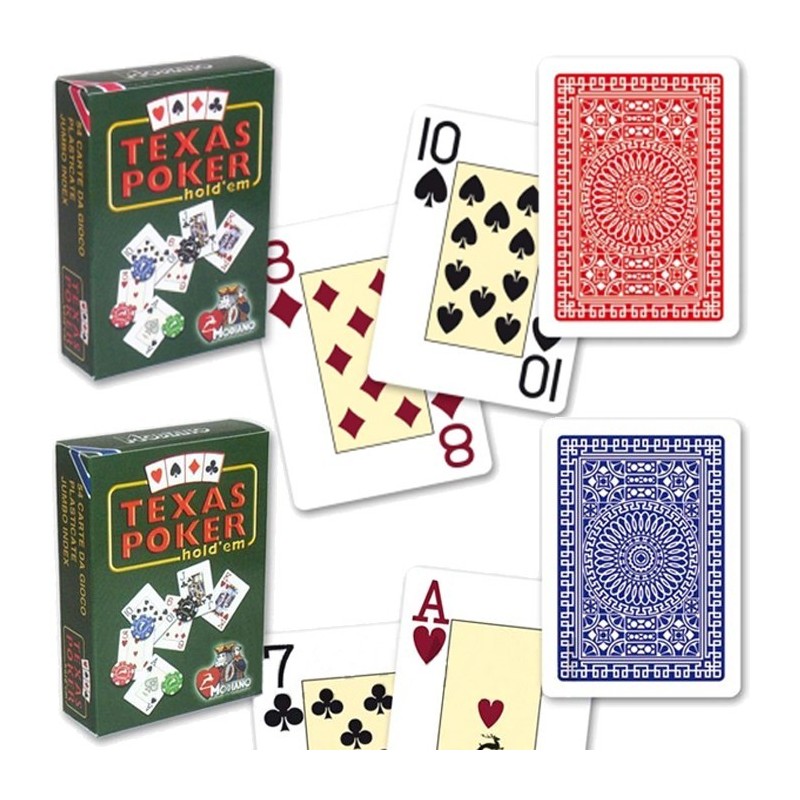 Modiano Texas Poker 12 Mazzi Jumbo Index - Carte Da Gioco Assortite Colori - Foto 6
