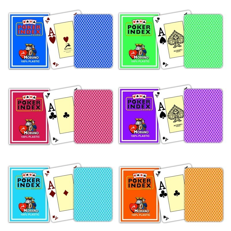 Carte da Poker Modiano Extra Blu